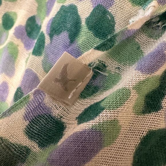 Eddie Bauer Infinity Scarf Fun Polka Dots Green Purple - Picture 4 of 4